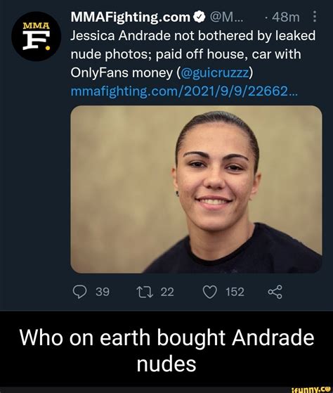 jessica andrade onlyfans leaked|Jessica Andrade nude pics paid off house, car — ‘I’m very happy。